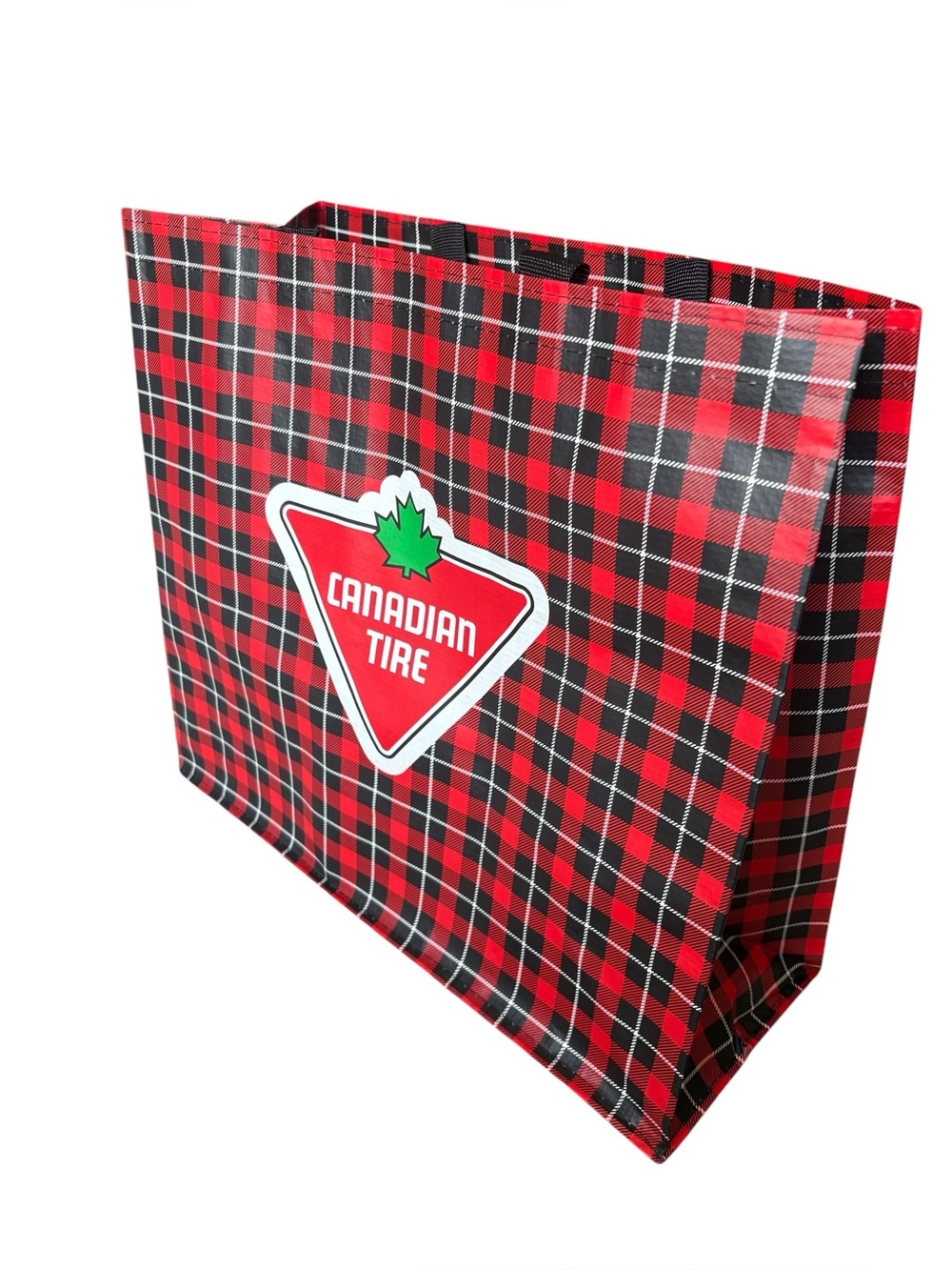 Canadian Tire Plaid Bag - Picture 2 of 3